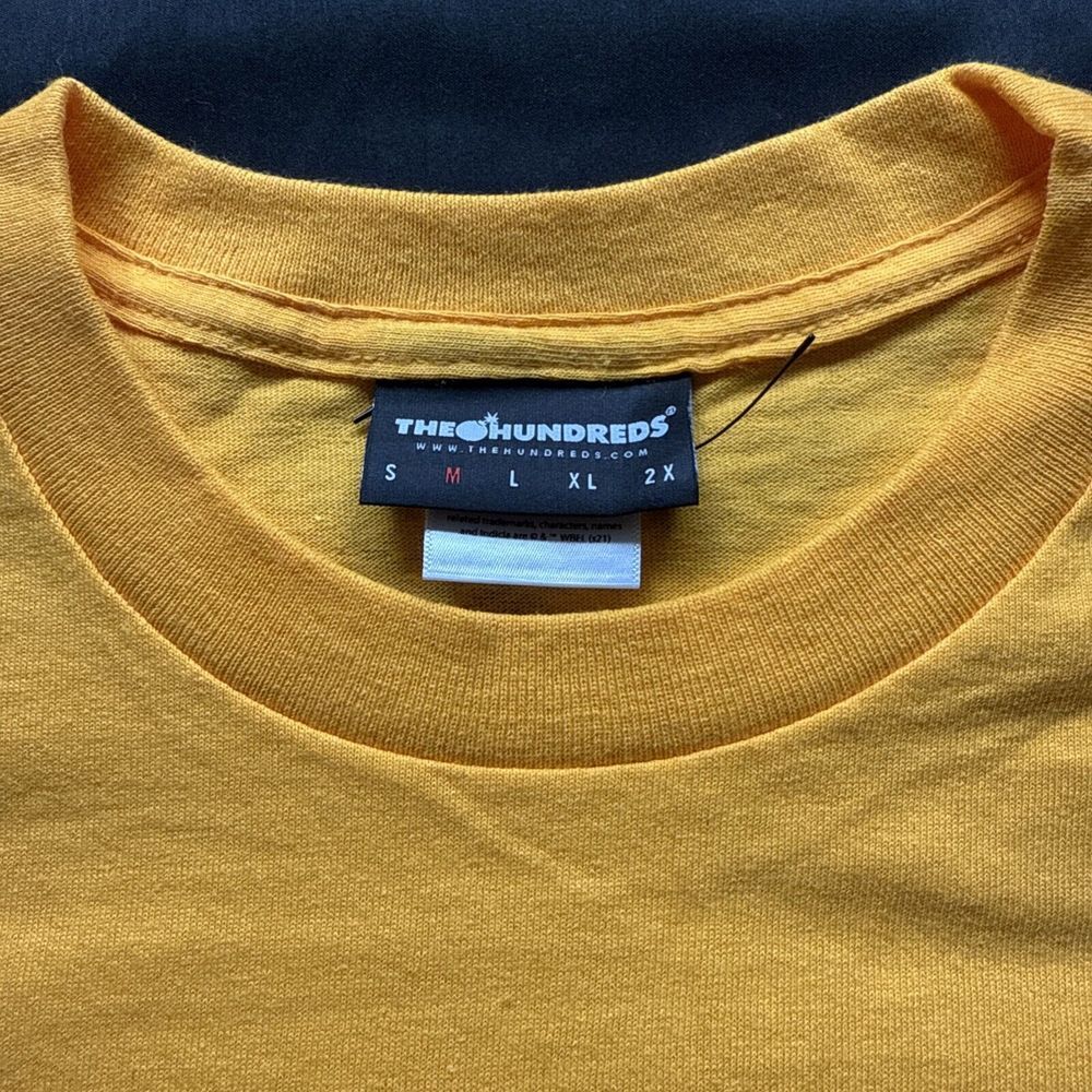 The Hundreds x Harry Potter T Shirt Men Medium Yellow DANIEL RADCLIFFE Photo - Picture 3 of 4